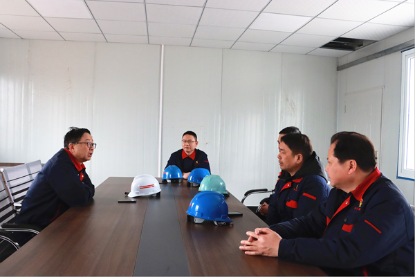 公司党委书记王伍升到铜基新材料项目检查指导工作 公司党委书记王伍升到铜基新材料项目检查指导工作